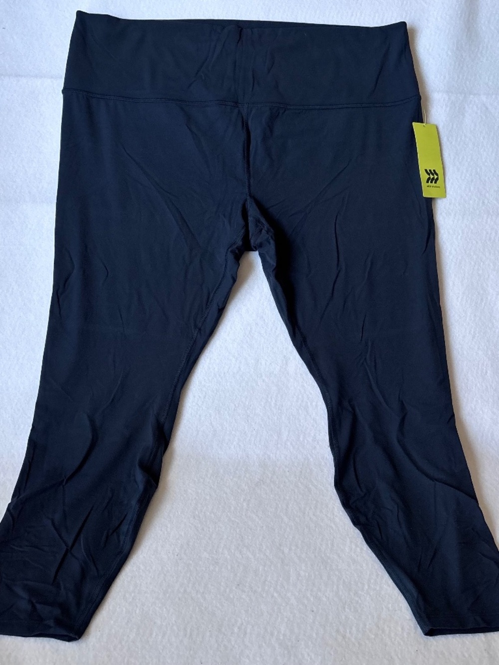 NWT All In Motion Blue High Rise Capri Leggings Plus Size 3X